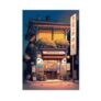 Evening at the Ramen Shop – Anime Ukiyo-E Poster, A1