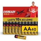 Eveready Gold by Energizer – AA Battery (40 Pack) – Bulk Double A Batteries