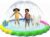 Evereden 67 Splash Pad for Kids, Non-Slip Summer Outdoor Water Toys Sprinkler Pool for Kids Outdoor Play, Scratch Resistant Thicken Dog Splash Pad, Fountain Play Mat for Kid Toddl