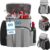Everlasting Comfort Insulated Leakproof Cooler Backpack Holds 54 Cans or 4 Wine Bottles – Grey 54C