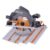 Evolution Power Tools R185CCSX Circular Saw With 1020 mm 3-Piece Track
