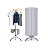 Evvviee Compact Heated Clothes Dryer with Cover 2-Layer 900W