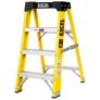 Excel Electricians Fibreglass Step Ladder 3 Tread 0.72m Heavy Duty