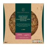 Exceptional by ASDA Ham Hock, Vintage Cheddar & Leek Quiche 400g