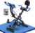 Exercise Bike, 5-in-1 Quiet Folding Exercise Bikes for Home Use, 16 Level Adjustable Magnetic Resistance Foldable Stationary Exercise Bike, LCD Display with Heart Rate, 350LBS Capacity Comfort Seat