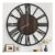 Extra Large Silent Rustic Metal Wood Face Wall Clock