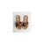 Extra Wide Fit Tan Interwoven Strap Faux Leather Mules