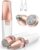Eyebrow & Facial Hair Trimmer for Women: 2 in1 Rechargeable Facial Hair Removal and Eyebrow Shaver, Painless Shaving with Built-in LED Light – Perfect for Face, Lips, and Body