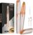 Eyebrow Trimmer for Women, Rechargeable Portable Eyebrow Shaper Painless Electric Facial Hair Remover Shaver for Brows Face Cheek Lips Fuzz, Champagne Gold