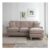 Ezra Right Hand Velvet Chaise Sofa – Scroll Arm