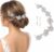 FAIRYGATE Womens Fashion Headbands Bridal Crystal Bride Head Piece Silver Flower Hair Accessories Party Essentials for Women Lady Girl Wedding Decoration D05318