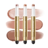 FALOCUTUS 3-Pack Gel Eyeshadow Sticks, Waterproof, Matte and Shimmer
