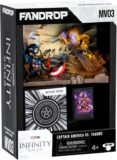 FANDROP MV03-Mavel Studios Avengers Endgame – Captain America VS. Thanos, Combines An Epic Diorama, Artifacts & Scene Marker