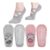 FANTESI 2 Pairs Non-Slip Yoga Socks with Straps for Women
