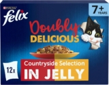FELIX Doubly Delicious 7 Countryside Selection in Jelly Wet Cat Food 12x85g