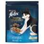 FELIX Doubly Delicious Salmon & Vegetables Dry Cat Food 750g (Pack of 4)