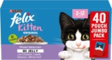FELIX Original Kitten Mixed Selection in Jelly Wet Cat Food 40x85g