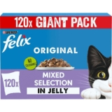 FELIX Original Mixed Selection in Jelly Wet Cat Food 120x85g – Prime Exclusive