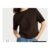 F&F Pure Cotton Short Sleeved Crop Top in Chocolate
