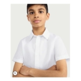 F&F School Boys 2-Pack Short Sleeved Shirts 25% off with CC (4 – 16 Yrs)