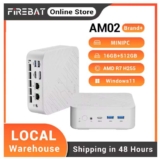 FIREBAT AM02 Mini PC AMD Ryzen 7 H255 DDR5 RAM M.2 PCIe SSD WiFi6 BT5.2 (Bare bone unit) with code – Firebat Online Store