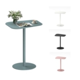 FLEXISPOT Side Table, End/Bedside, Small Spaces, Steel, 50x38x65, Green