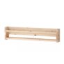 FLISAT Wall Storage, Light White Stained Pine, 70x9x16 Cm