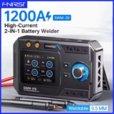 FNIRSI SWM-20 Double Pulse Battery Welding Machine Portable Spot Welder 1200A 0.5mm Thick Welding Tool – W/code – Sold by MeterMaster Store