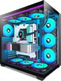 FOIFKIN F600 PC Case ATX with 7 PWM ARGB Fans, High Airflow Mid-Tower, Gaming ATX Case with Type-C. Sold by FOIFKIN /FBA