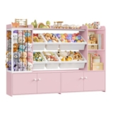FOREHILL Toy Storage Unit with 6 Removable Boxes