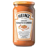 FREE SAMPLE – Heinz Creamy Tomato & Cheese Sauce 490g Clubcard Price (£50 min spend)