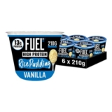 FUEL10K Vanilla High-Protein Rice Pudding 210 G 6 Pack – £5.40 S&S