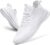 FUJEAK Mens Trainers Shoes Walking Running Gym Slip on Tennis Sneakers Joggers Sport Casual Outdoor Fashion Jogging Shoes Lightweight Breathable Comfortable