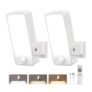 FULNIX Outdoor Motion Sensor Light, 12000mAh, 600 Lumen, Rechargeable, IP65