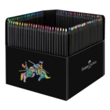 Faber-Castell Black Edition Colour Pencils in Cardboard Wallet 100 – £25.27 S&S