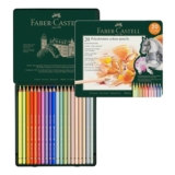 Faber-Castell Polychromos Colour Pencils, Tin of 20 Additional Colours