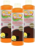 Fabulosa Hob Brite, Electric, Ceramic, Induction and Halogen Hob Cleaner and Stain Remover, Powerful Formula for Sparkling Hobs, 250ml, 3 Pack, Lemon Sherbet