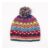 Fairisle Knitted Bobble Beanie