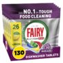 Fairy 30 Minute Miracle Platinum Plus Dishwasher Tablets, 130 Capsules
