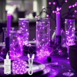 Fairy Lights Rechargeable, 16FT 50LED, DIY Timer & 8 Modes