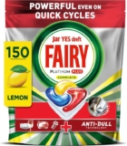 Fairy Platinum Plus Dishwasher Tablets Lemon, 150 Capsules (£18.85 S&S) – Early Prime Deal