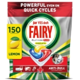 Fairy Platinum Plus Dishwasher Tablets Lemon, 150 Capsules