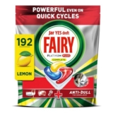 Fairy Platinum plus Dishwasher Tablets Lemon, 192 Capsules – £33.72 S&S