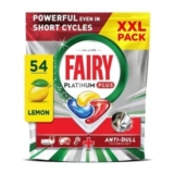 Fairy Platinum plus Dishwasher Tablets, Lemon, 54 Capsules