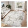 FairyStyle Minimalist Rug Living Room 200×290 Cm Scalloped Oatmeal