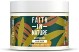Faith In Nature Organic Shea & Argan Hair Mask, Moisturising for Curly Hair & Dry Scalp, Vegan & Cruelty Free, No SLS, Silicones or Parabens, 300ml (Packing May Vary)