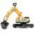 Falk 145 JCB – Ride on Excavator and Articulated Bucket-Rotary cab