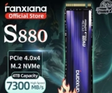 Fanxiang S880 2TB M.2 SSD 7300MB/s M.2 NVMe SSD Drive PCIe 4.0×4 w/ PAYPAL, exc. VAT. 35% TCB available – FANXIANG Official Store