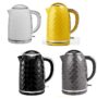 Fast Boil Diamond Textured Kettle 1.7L 6 Colours to Choose From Free Click and Collect