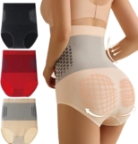 Fat Burning Shorts Women, Moringa Fat Burn Short 4-in-1 Micro-Particle Sculpting Yoga Pants High Waist Thermogenic Body Butt Lifting Underwear Slimming Panties Comfortable & Breathable for Pilates